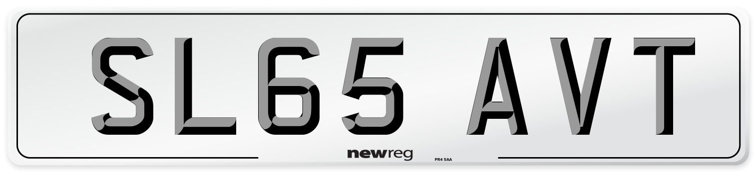 SL65 AVT Number Plate from New Reg